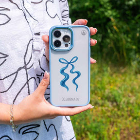 Samsung S24 Ultra Hülle - Schleife blau - "tideknot" - nachhaltig