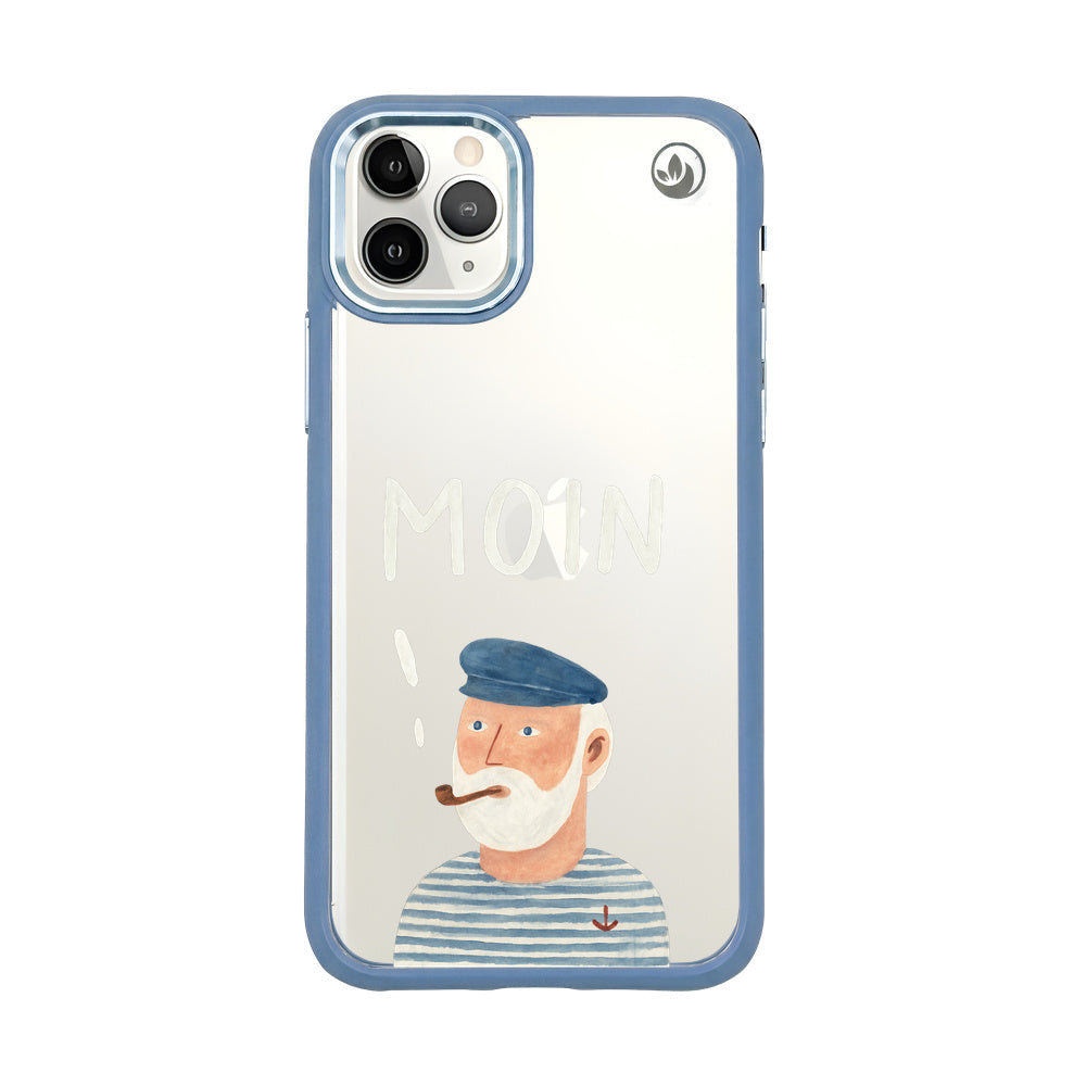 iPhone 11 pro Hülle - Moin blau - "Ostfriese" - nachhaltig