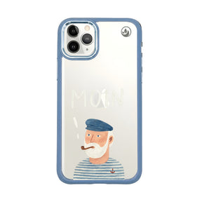 iPhone 11 pro Hülle - Moin blau - "Ostfriese" - nachhaltig