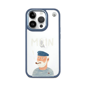 iPhone 14 pro max Hülle - Moin blau - "Ostfriese" - nachhaltig