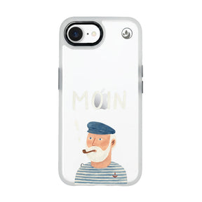 iPhone 16e/17e Hülle - Moin blau - "Ostfriese" - nachhaltig