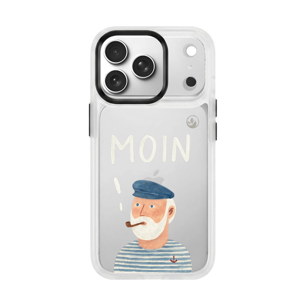 iPhone 17 pro Hülle - Moin blau - "Ostfriese" - nachhaltig