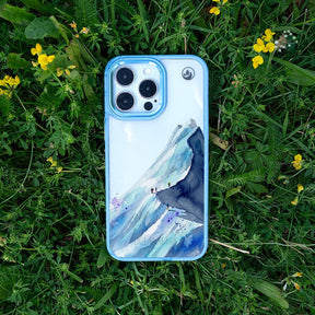 Nachhaltige Handyhülle iPhone 15 Mountainblue — Bonus