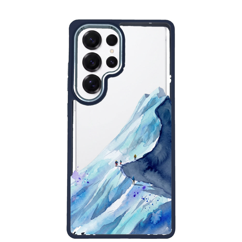 Samsung S26 Ultra Hülle - Wanderung blau - "mountainblue" - nachhaltig