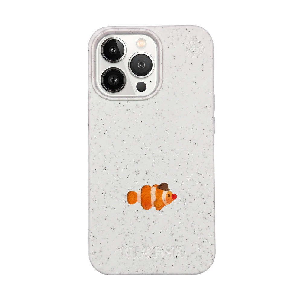 Biologisch abbaubare Handyhülle iPhone 13 pro Mrclownfish — kompostierbar — Vorderseite