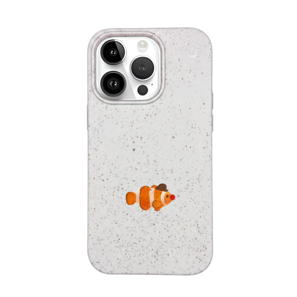 Biologisch abbaubare Handyhülle iPhone 14 pro Mrclownfish — kompostierbar — Vorderseite