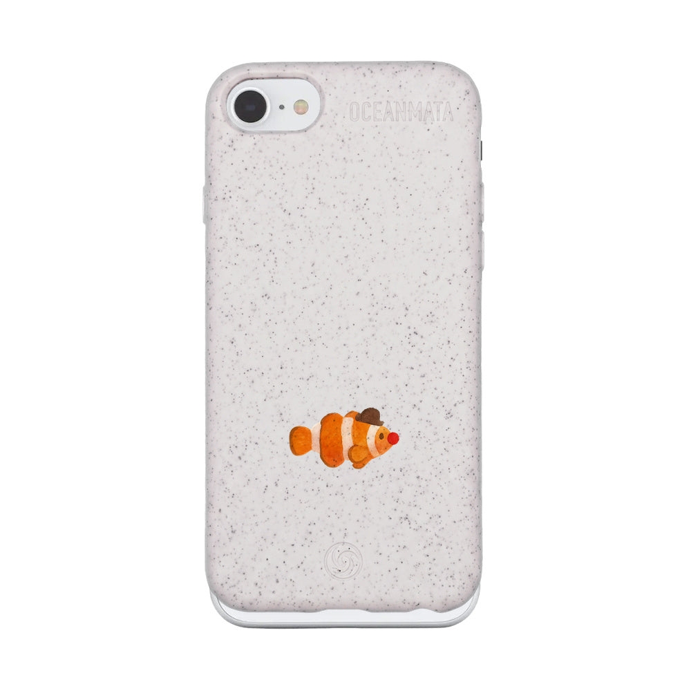 Biologisch abbaubare Handyhülle iPhone SE/7/8 Mrclownfish — kompostierbar — Vorderseite