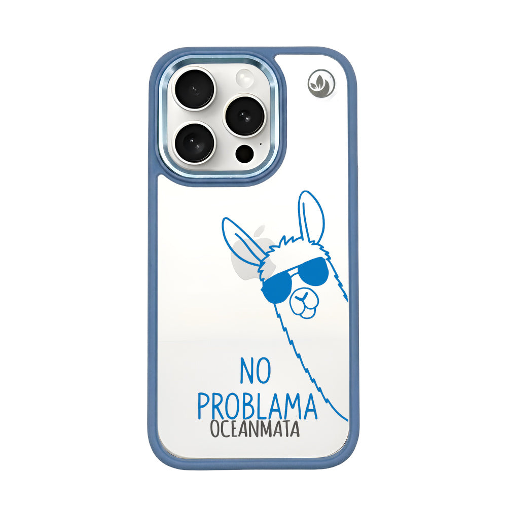 iPhone 15 pro max Hülle - Lama - "No Problama" nachhaltig