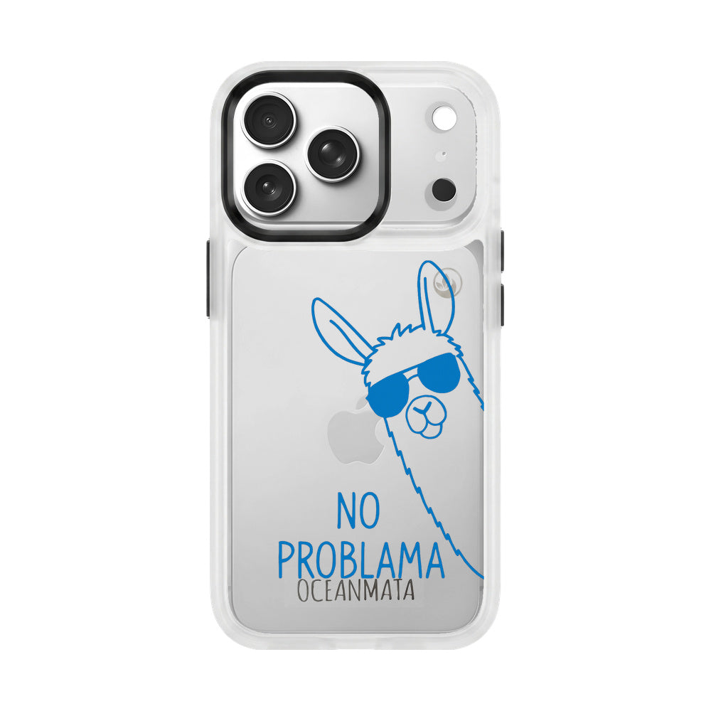 iPhone 18 Pro Max / 17 Pro Max Hülle - Lama - "No Problama" nachhaltig