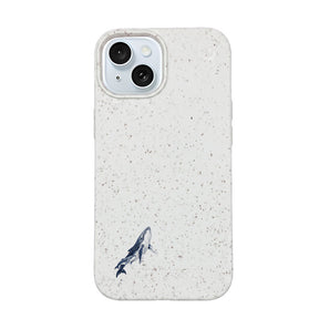 Biologisch abbaubare Handyhülle iPhone 15 Oceanlullaby — kompostierbar — Vorderseite