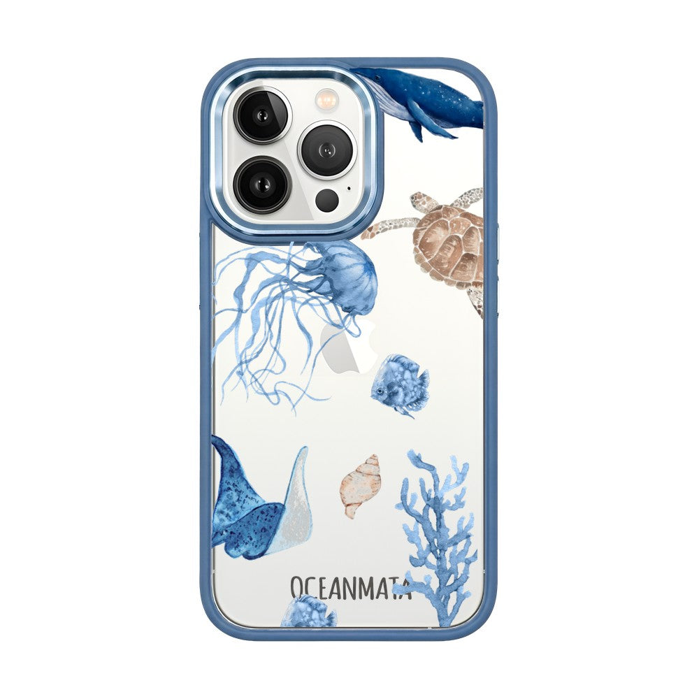 iPhone 13 pro max Hülle - Schildkröte bunt - "Turtle & Friends" - nachhaltig