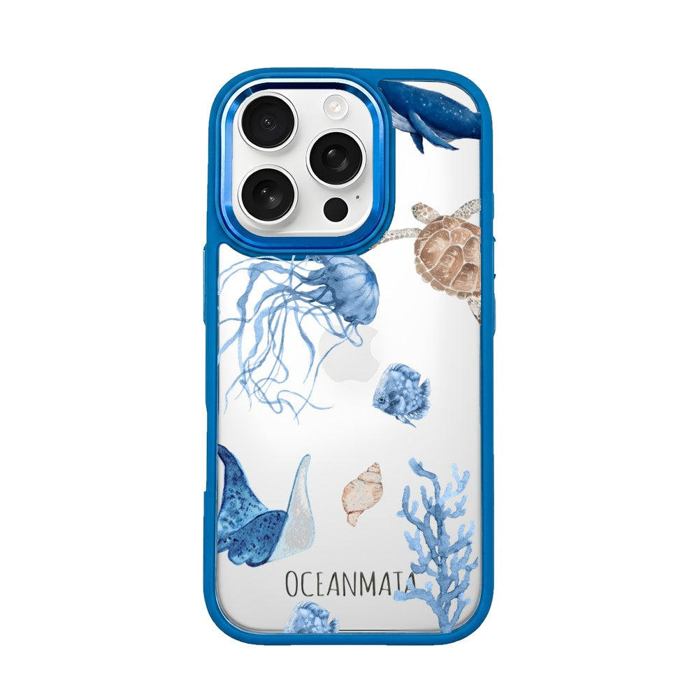 iPhone 16 pro max Hülle - Schildkröte bunt - "Turtle & Friends" - nachhaltig