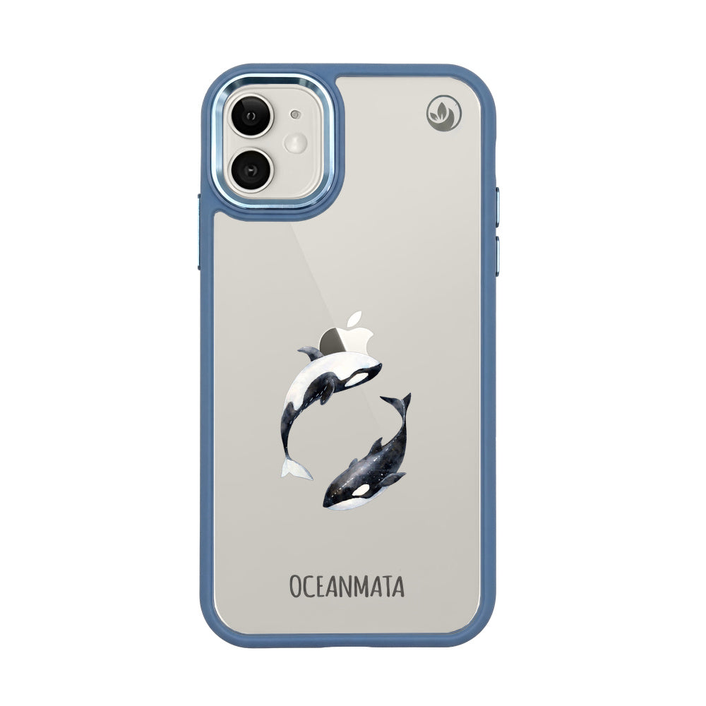 iPhone 11 Hülle - Orca blau - "OrcaFlow" - nachhaltig