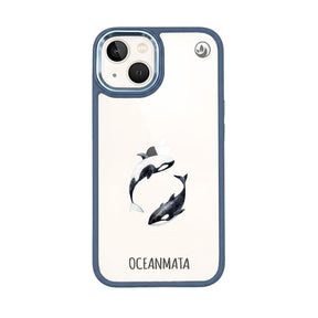 iPhone 13 Hülle - Orca blau - "OrcaFlow" - nachhaltig