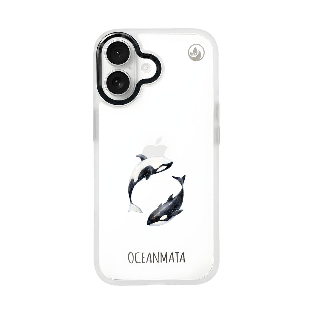iPhone 17 Hülle - Orca blau - "OrcaFlow" - nachhaltig