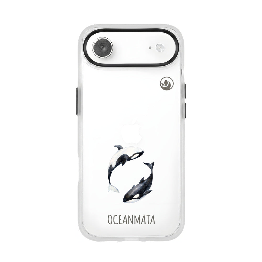 iPhone 17 Air Hülle - Orca blau - "OrcaFlow" - nachhaltig