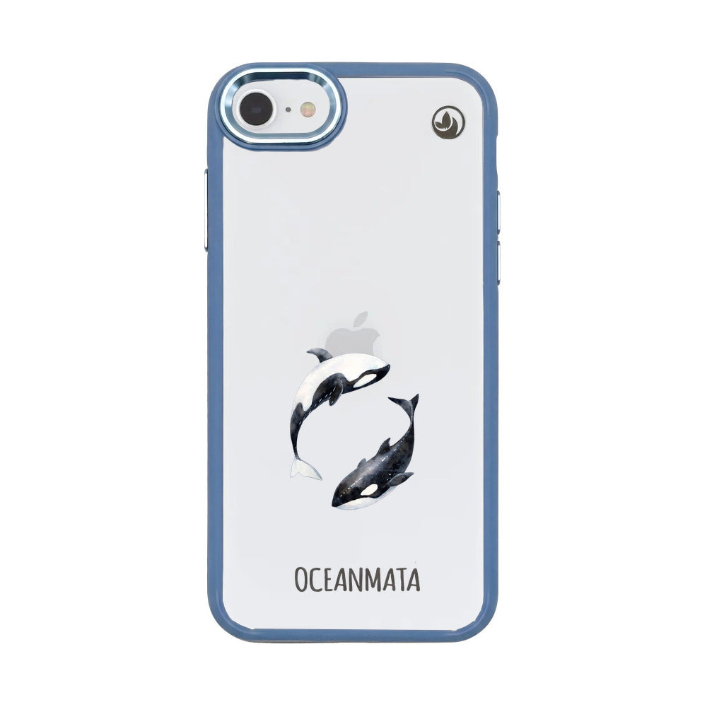 iPhone SE/7/8 Hülle - Orca blau - "OrcaFlow" - nachhaltig