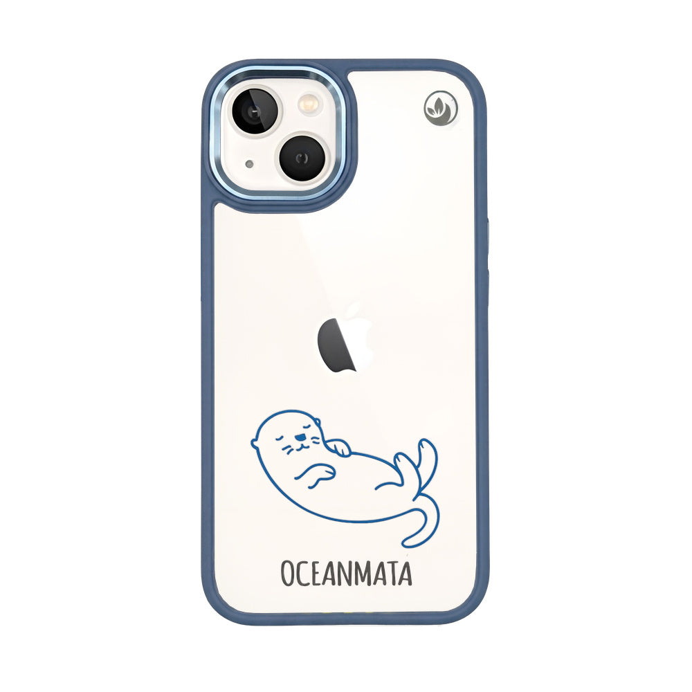 iPhone 13 Hülle - Otter blau - nachhaltig