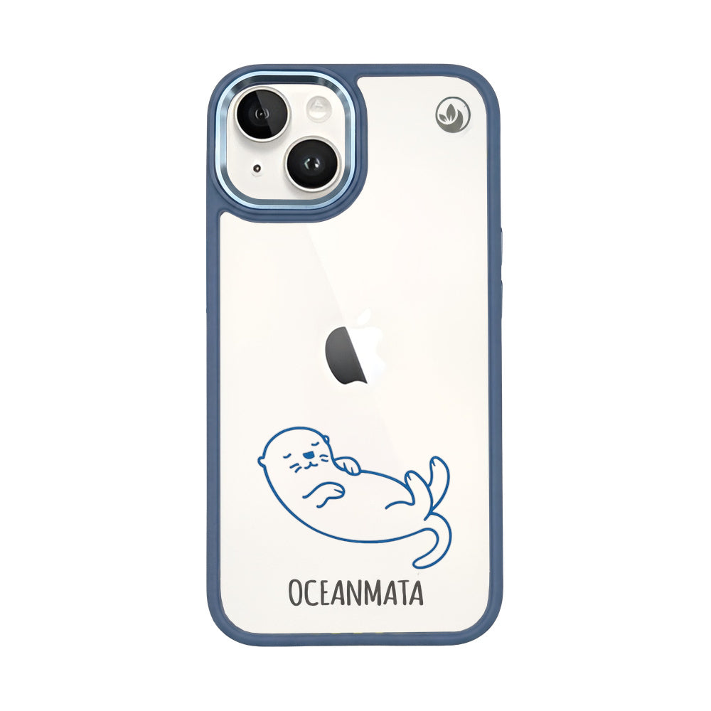 iPhone 14 Hülle - Otter blau - nachhaltig
