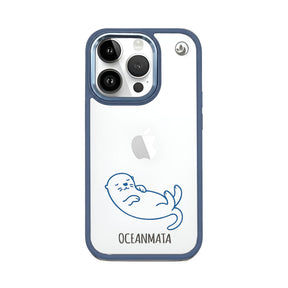 iPhone 14 pro Hülle - Otter blau - nachhaltig