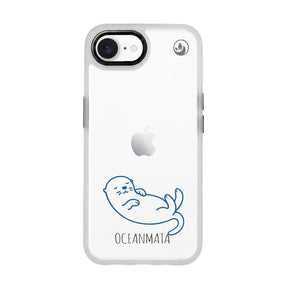 iPhone 16e/17e Hülle - Otter blau - nachhaltig