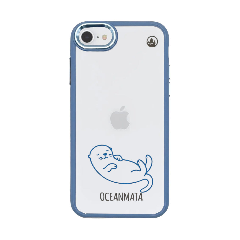 iPhone SE/7/8 Hülle - Otter blau - nachhaltig