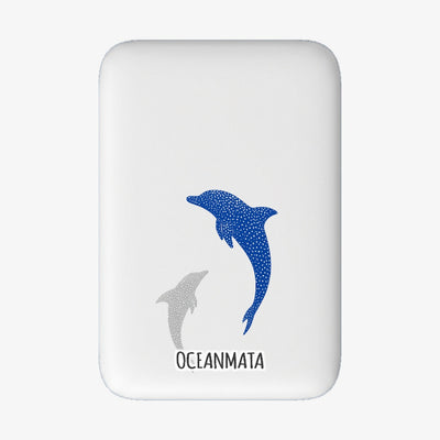 Powerbank MagSafe - "Dolphin Twins" - nachhaltig