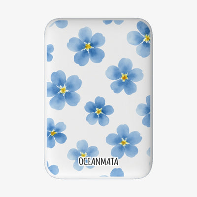 Powerbank MagSafe - "forget-me-not" - nachhaltig