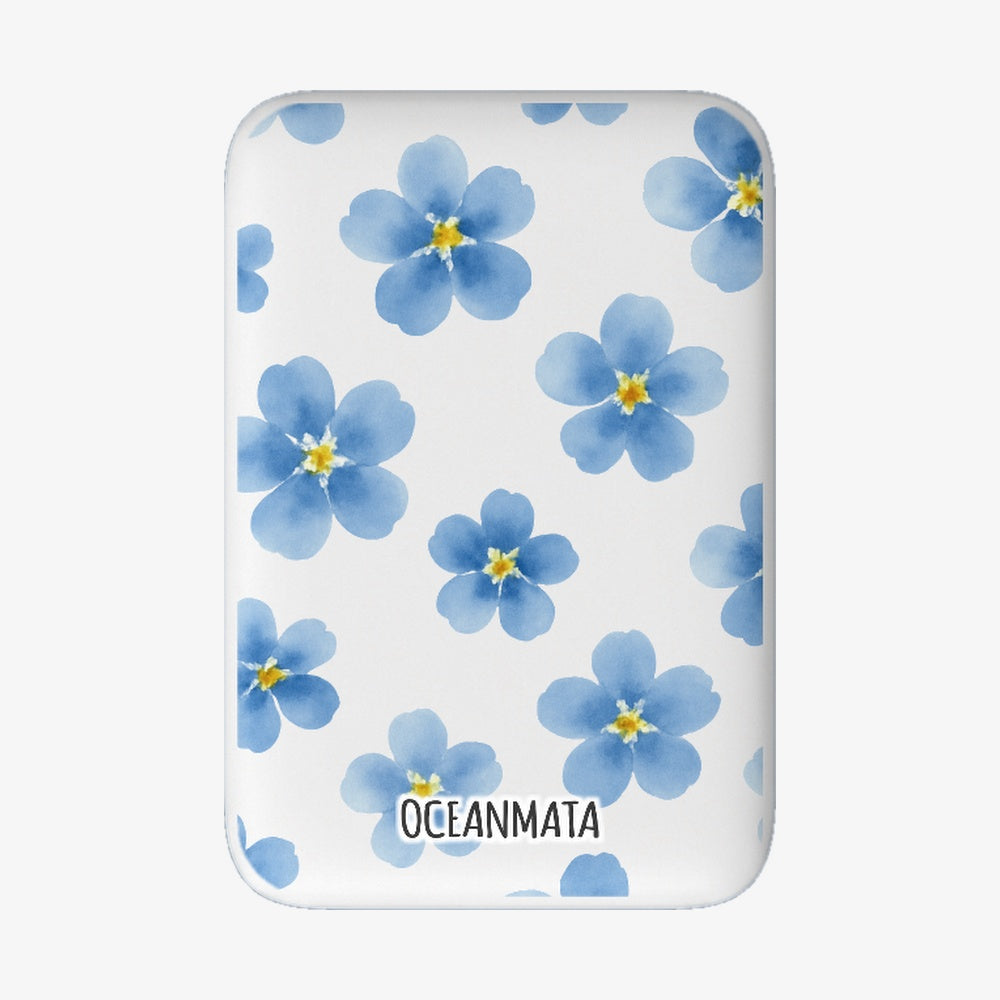 Powerbank MagSafe - "forget-me-not" - nachhaltig