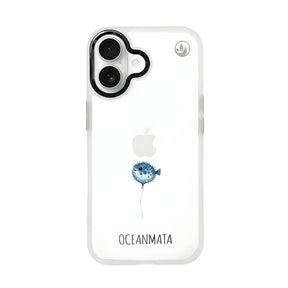 iPhone 17 Hülle - kugelfisch blau - "Pufferfish" - nachhaltig