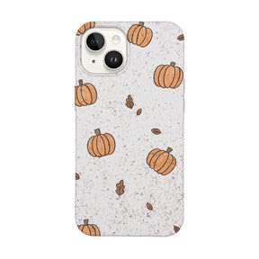 Biologisch abbaubare Handyhülle iPhone 14 Pumpkin — kompostierbar — Vorderseite