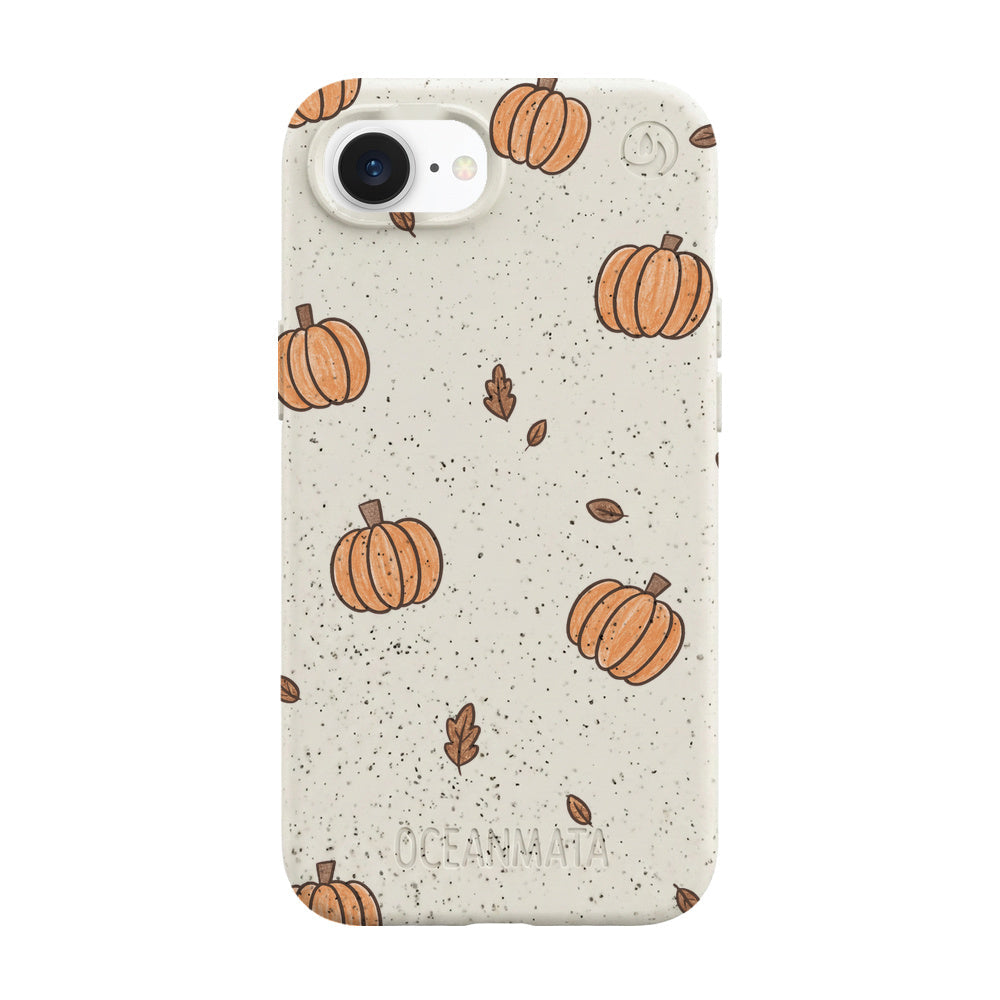 Biologisch abbaubare Handyhülle iPhone 16e Pumpkin — kompostierbar — Vorderseite