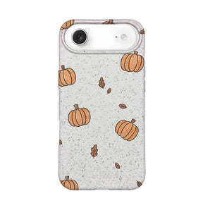 Biologisch abbaubare Handyhülle iPhone 17 Air Pumpkin — kompostierbar — Vorderseite
