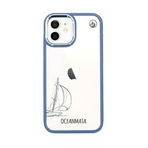 iPhone 12 mini Hülle - Lineart Wal - "Raumschot" - nachhaltig