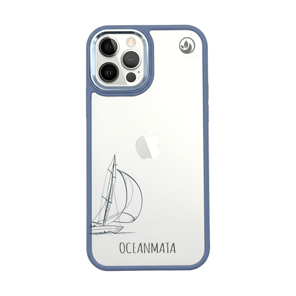 iPhone 12 pro / iPhone 12 Hülle - Lineart Wal - "Raumschot" - nachhaltig