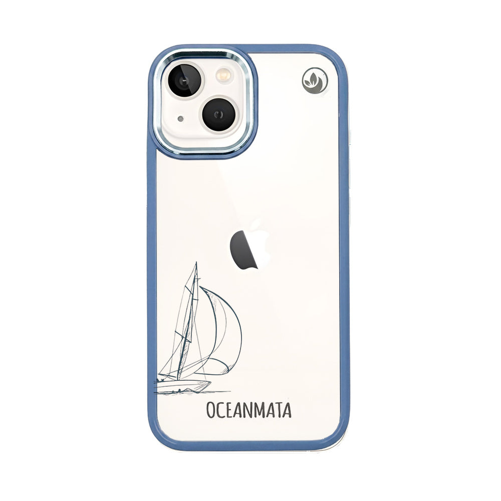 iPhone 13 mini Hülle - Lineart Wal - "Raumschot" - nachhaltig