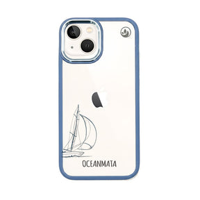 iPhone 13 mini Hülle - Lineart Wal - "Raumschot" - nachhaltig