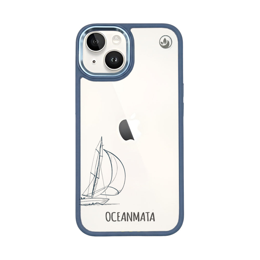 iPhone 14 Hülle - Lineart Wal - "Raumschot" - nachhaltig