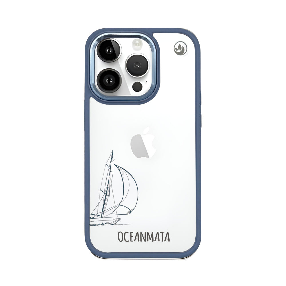 iPhone 14 pro max Hülle - Lineart Wal - "Raumschot" - nachhaltig