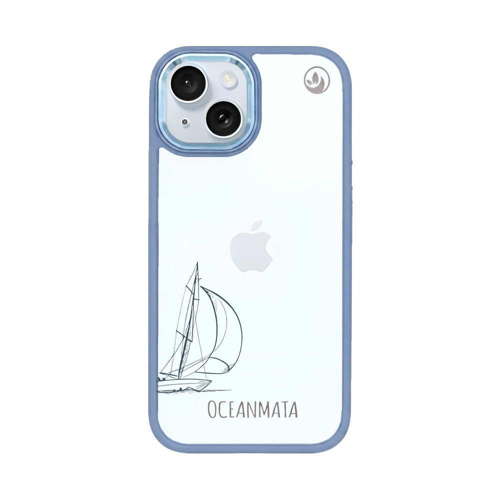 iPhone 15 Hülle - Lineart Wal - "Raumschot" - nachhaltig