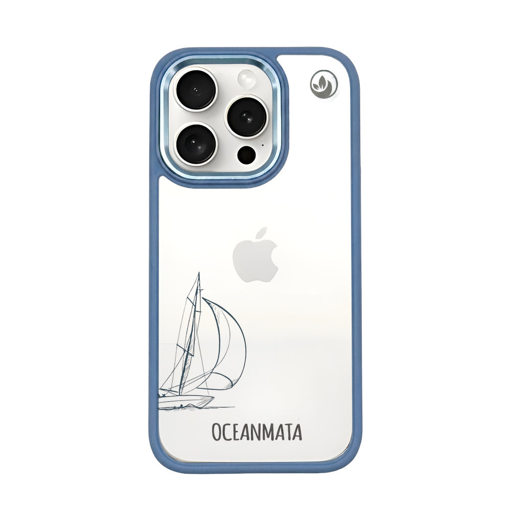 iPhone 15 pro max Hülle - Lineart Wal - "Raumschot" - nachhaltig