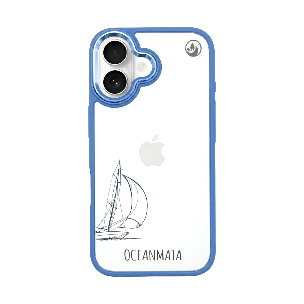 iPhone 16 Hülle - Lineart Wal - "Raumschot" - nachhaltig