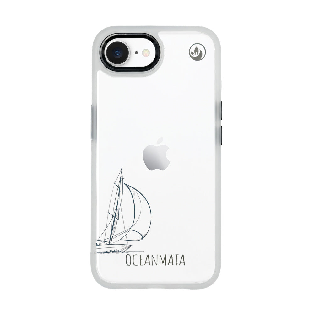 iPhone 16e/17e Hülle - Lineart Wal - "Raumschot" - nachhaltig