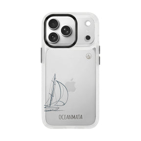 iPhone 17 pro max Hülle - Lineart Wal - "Raumschot" - nachhaltig