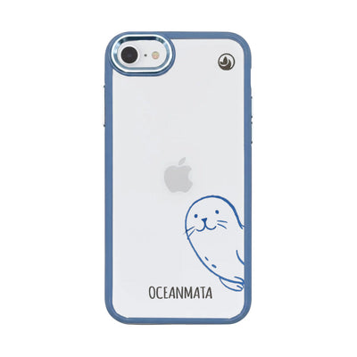 iPhone SE/7/8 case - seal blue - "Robby" - sustainable
