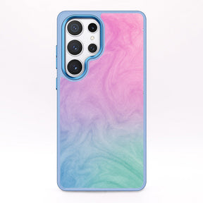 Samsung S25 Hülle - "Colored Marble" - nachhaltig