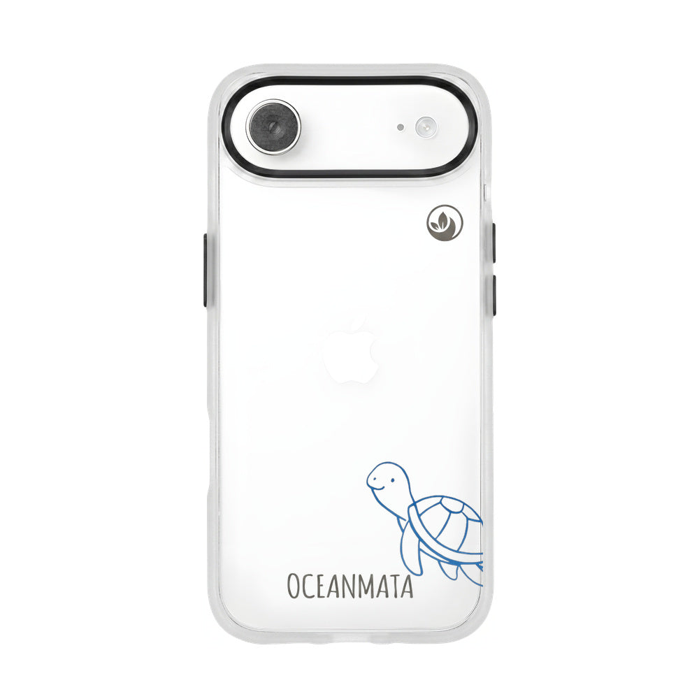 iPhone 17 Air Hülle - Schildkröte blau - "Schildi" - nachhaltig