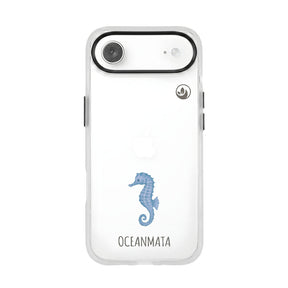 iPhone 17 Air Case - White Seahorse - "SeahorseTale" - sustainable