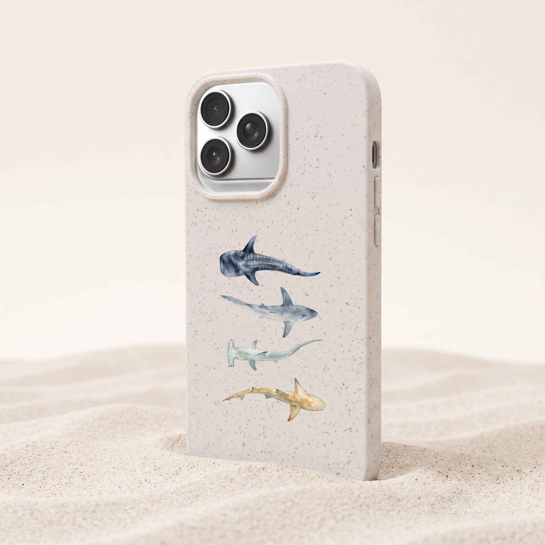 Biologisch abbaubare Handyhülle iPhone 17 Air Sharkproject — kompostierbar — Freisteller