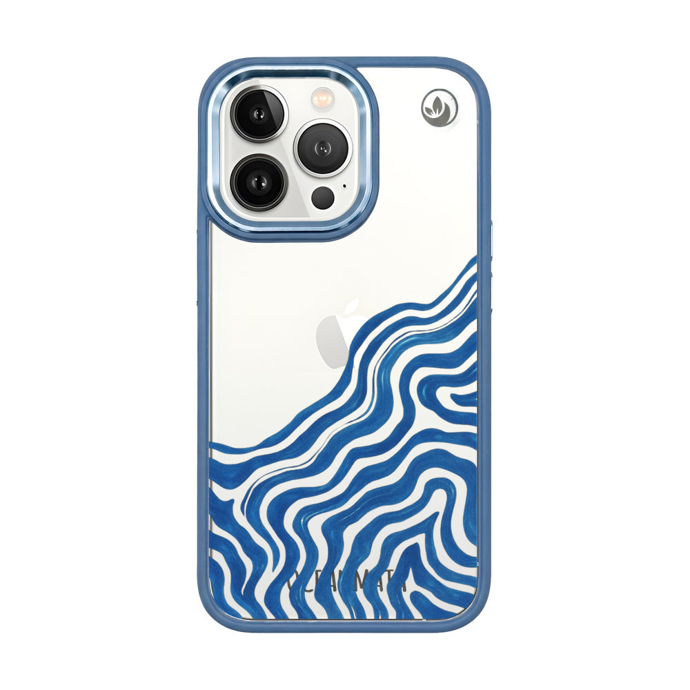 iPhone 13 pro Hülle - Welle abstrakt - "Summerwave" - nachhaltig